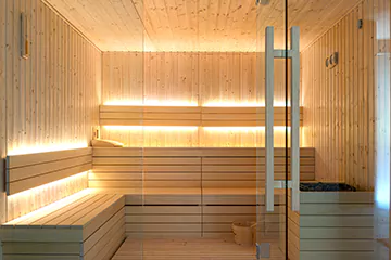 Modern Sauna Setup in Brantford, Ontario