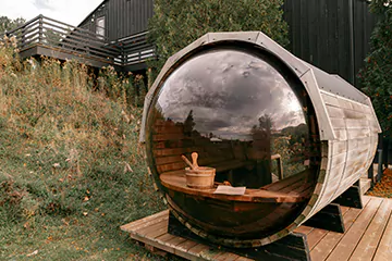 panoramic view sauna in Brantford, ON