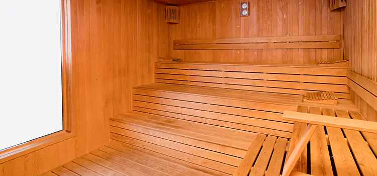 Custom Hemlock Wood Sauna Construction in Brantford, Ontario