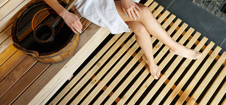 Composite Sauna Deck Installation in Brantford, ON
