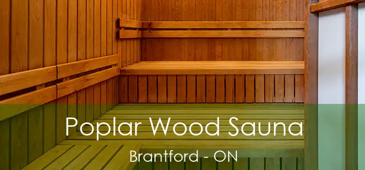  Poplar Wood Sauna Brantford - ON